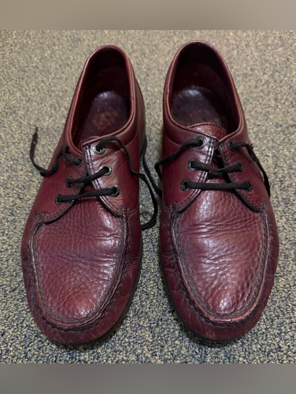 SAS Amigo Men’s 11 M Time Lace Up Brown Black Leather Cushioned Shoes